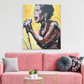 Soulzanger Neo-Expressionist Canvas Afdruk (Insitu (Woonkamer))