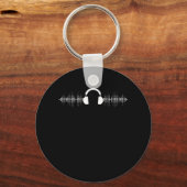 Sound Audio Engineer Music Producer Sleutelhanger (Voorkant)