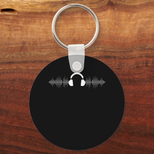 Sound Audio Engineer Music Producer Sleutelhanger (Voorkant)