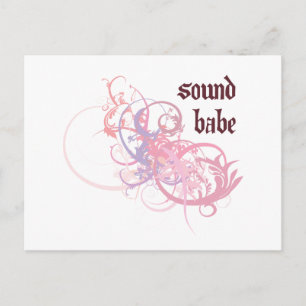 Sound Babe Briefkaart