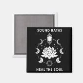 Sound Baths Heal The Soul New Age Sritual Wellness Magneet (Voorkant / Achterkant)