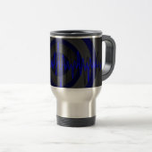 Sound Blue Dark-reisfornuis mok (Voorkant rechts)