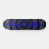 Sound Blue Dark-skateboard Persoonlijk Skateboard (Horizontaal)
