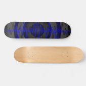 Sound Blue Dark-skateboard Persoonlijk Skateboard (Horizontaal)