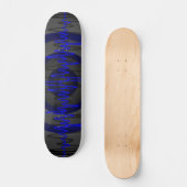 Sound Blue Dark-skateboard Persoonlijk Skateboard (Voorkant)