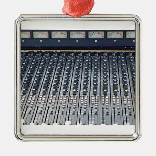 Sound-board geluidbordmixer metalen ornament (Voorkant)