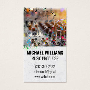 Sound Board Mixer   MUZIEKNOTEN Visitekaartje