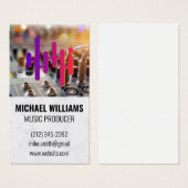 Sound Board Mixer | Technologie | Digitale Logo Visitekaartje (Voorkant /achterkant)