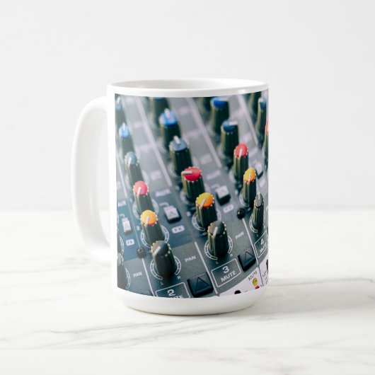 Sound Board Music Producer Koffiemok (Voorkant links)