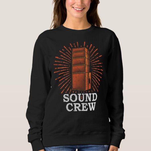 Sound Crew Audio Technician Sound Guy Sound Engine Trui (Voorkant)