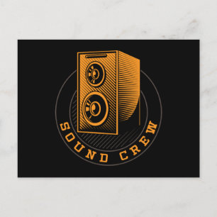 SOUND CREW SPEAKER Audio Specialist Audio Briefkaart