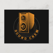 SOUND CREW SPEAKER Audio Specialist Audio Briefkaart (Voorkant)
