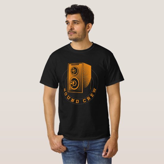 SOUND CREW SPEAKER Audio Specialist Audio T-shirt (Voorkant volledig)