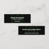 Sound Designer Mini Visitekaartje (Voorkant / Achterkant)