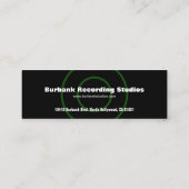 Sound Designer Mini Visitekaartje (Achterkant)