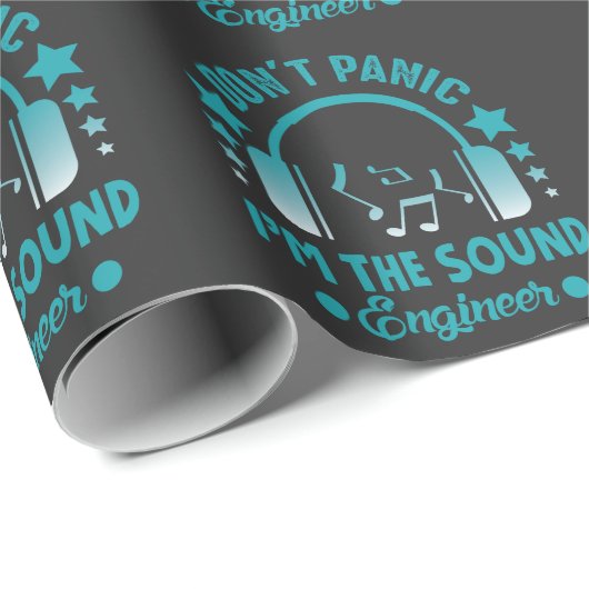 Sound Engineer Audio Dj Music Party Cadeaupapier (Rol Hoek)
