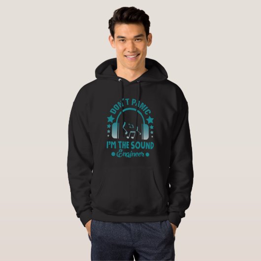 Sound Engineer Audio Dj Music Party Hoodie (Voorkant volledig)