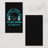 Sound Engineer Audio Dj Music Party Visitekaartje (Voorkant / Achterkant)