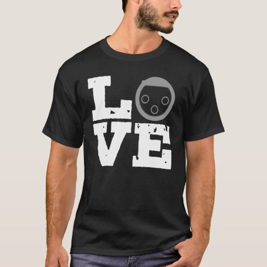 Sound Engineer Audio Engineering XLR Love Music T-shirt (Voorkant)