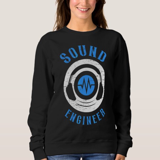 Sound Engineer Audio Song Music Tech Guy Trui (Voorkant)