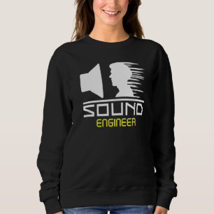 Sound Engineer Audio Tech Mixer Music Concert Tech Trui