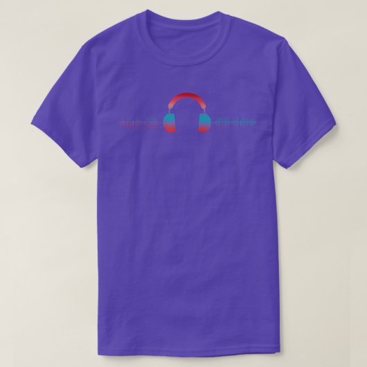 Sound Engineer Audio Wave Audio Engineer Music Lov T-shirt (Design voorkant)