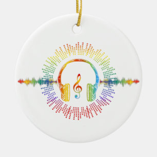 Sound Engineer Audio Wave Audio Engineer Muziek Keramisch Ornament