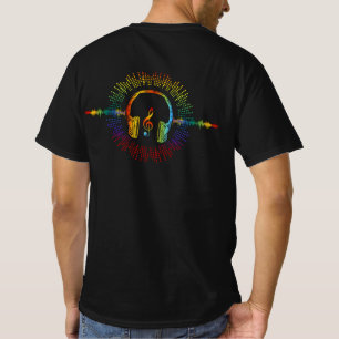 Sound Engineer Audio Wave Audio Engineer Muziek T-shirt