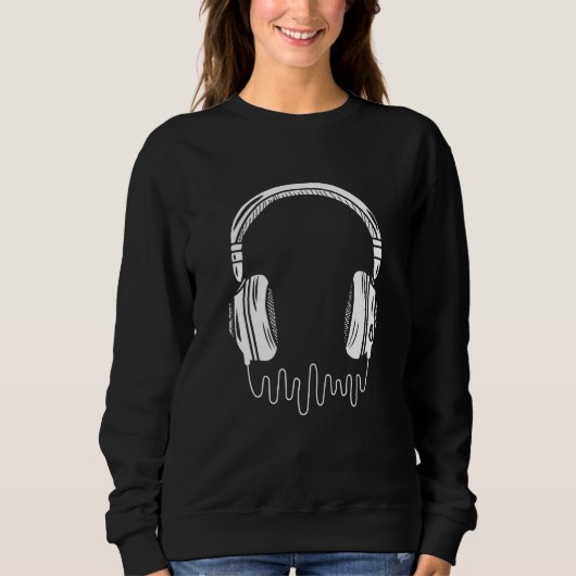 Sound Engineer Audio Wave Audio Engineer Muziek Trui (Voorkant)