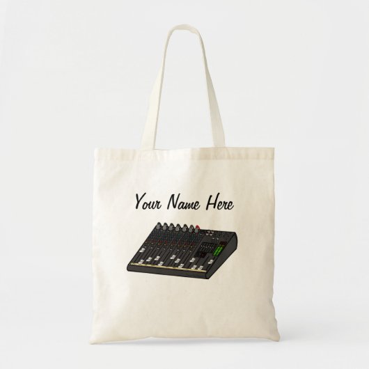 Sound Engineer Custom Canvas tas Musician Gift (Voorkant)