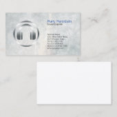 Sound Engineer Hoofdtelefoon Icon Visitekaartje (Voorkant / Achterkant)