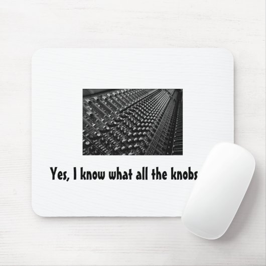 Sound Engineer Mousepad Muismat (Met muis)