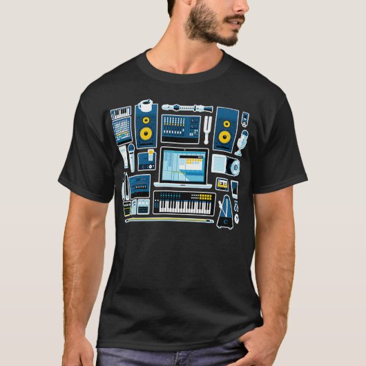 Sound Engineer Music Production Audio Engineer  T-shirt (Voorkant)