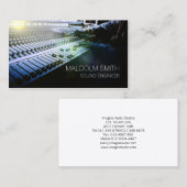 Sound Engineer Sound MiXing Console Visitekaartje (Voorkant / Achterkant)