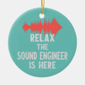 Sound Engineer Studio Audio Design for Audio Keramisch Ornament (Voorkant)