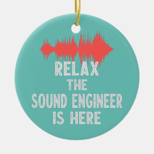 Sound Engineer Studio Audio Design for Audio Keramisch Ornament (Voorkant)