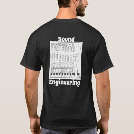 Sound Engineer T-shirt (Achterkant)