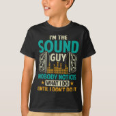 Sound Engineer Tech Husband Dad Funny Dj Disc Jock T-shirt (Voorkant)