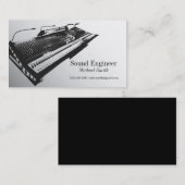 Sound Engineer Visitekaartje (Voorkant / Achterkant)