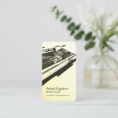 Sound Engineer Visitekaartje (Staand voorkant)