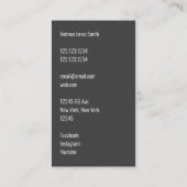 Sound Engineer Visitekaartje (Achterkant)