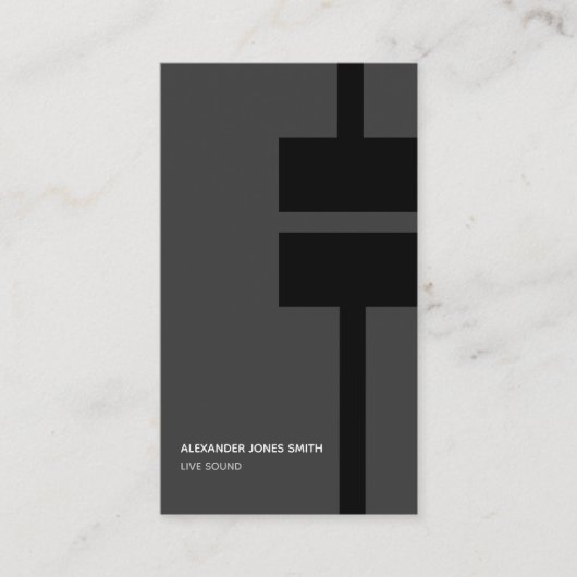 Sound Engineer Visitekaartje (Voorkant)