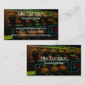 Sound Engineer-Visitekaartjes Visitekaartje (Voorkant / Achterkant)