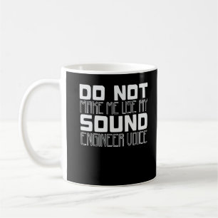 Sound Engineer Voice Joke audiotechnicus Koffiemok