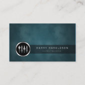 Sound Engineer Volume Sliders Grunge Visitekaartje (Voorkant)