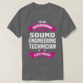Sound Engineering-technicus 2 T-shirt (Design voorkant)