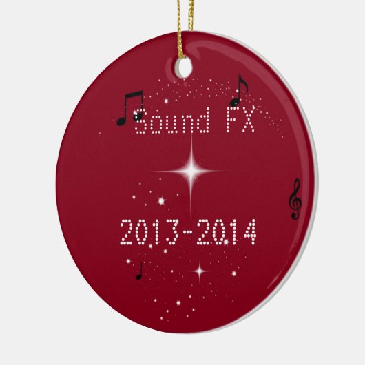 Sound FX-show-koor Keramisch Ornament (Links)