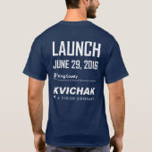 Sound Guardian T-Shirt Mannen Navy Blue (Achterkant)