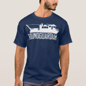 Sound Guardian T-Shirt Mannen Navy Blue (Voorkant)