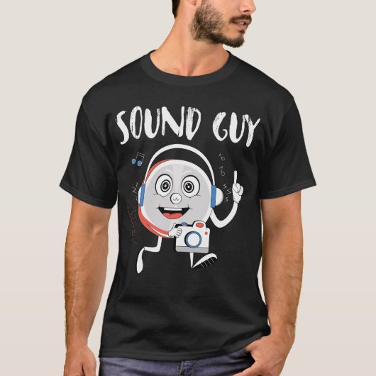 SOUND GUY Audio Engineer Shirt Muziek Vader_dag (Voorkant)